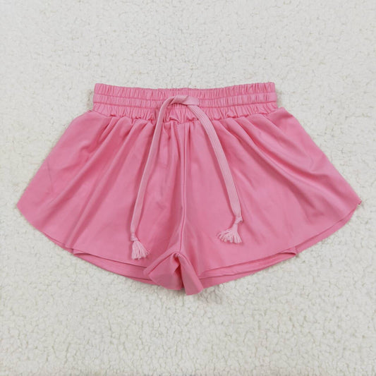 Toddle baby girls pink yoga skirt shorts