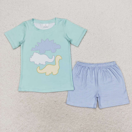 three dinosaurs baby boy animal clothes