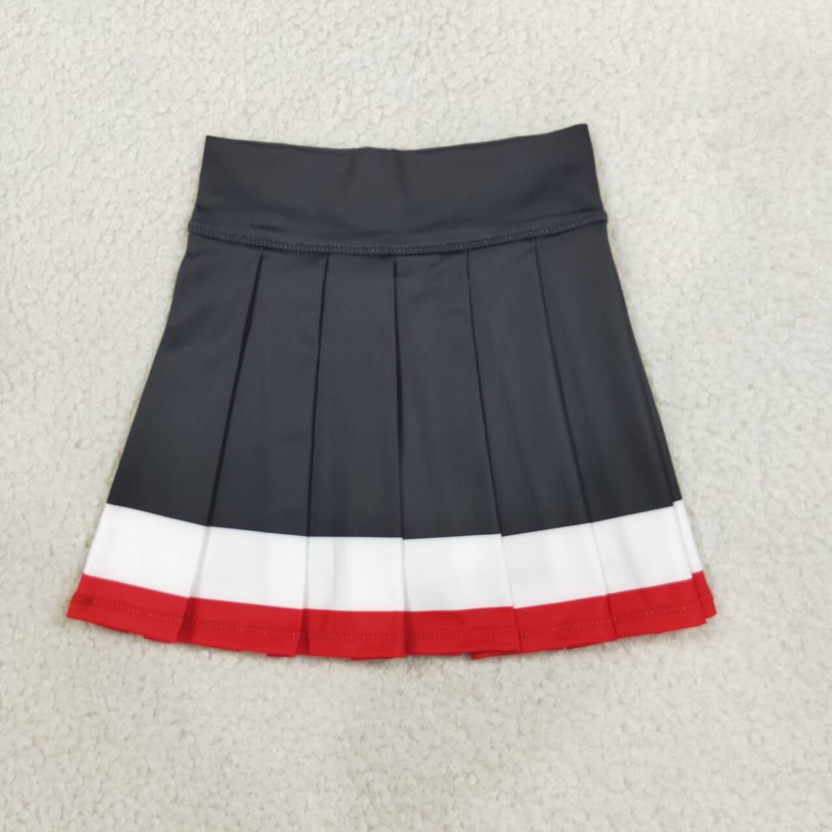 Black red color girls summer yoga skirts