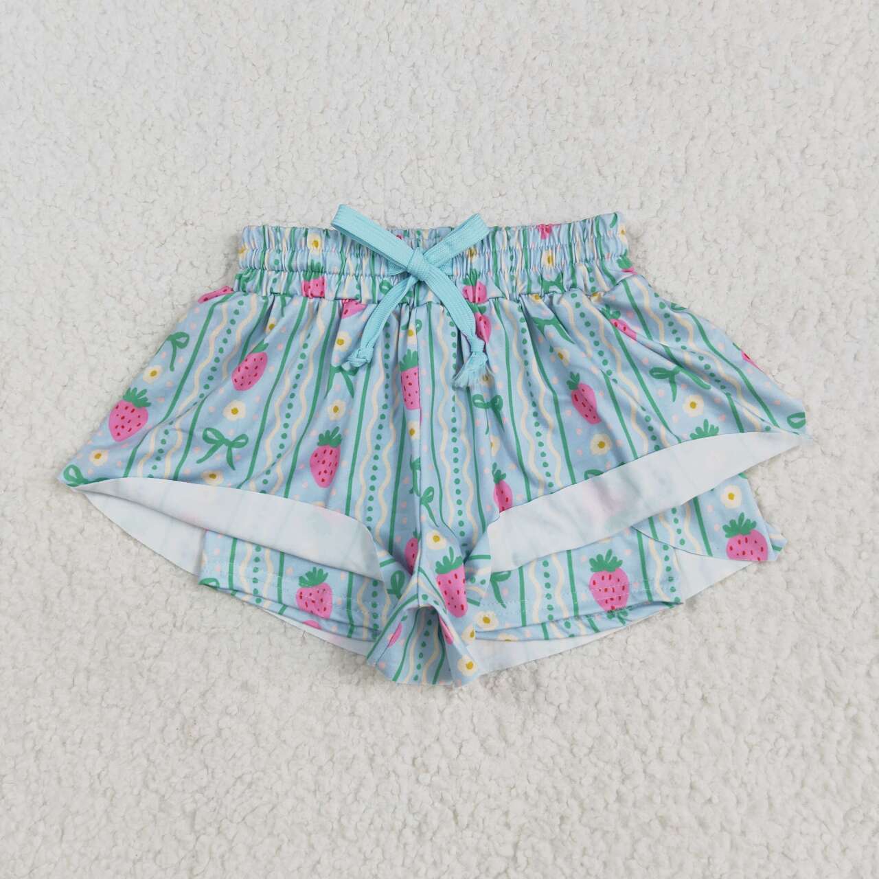 Toddle baby girls strawberry shorts