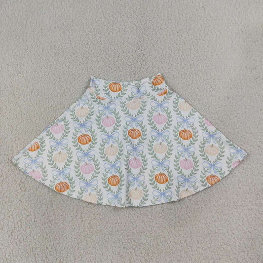 Toddle baby girls colorful pumpkin summer yoga skorts