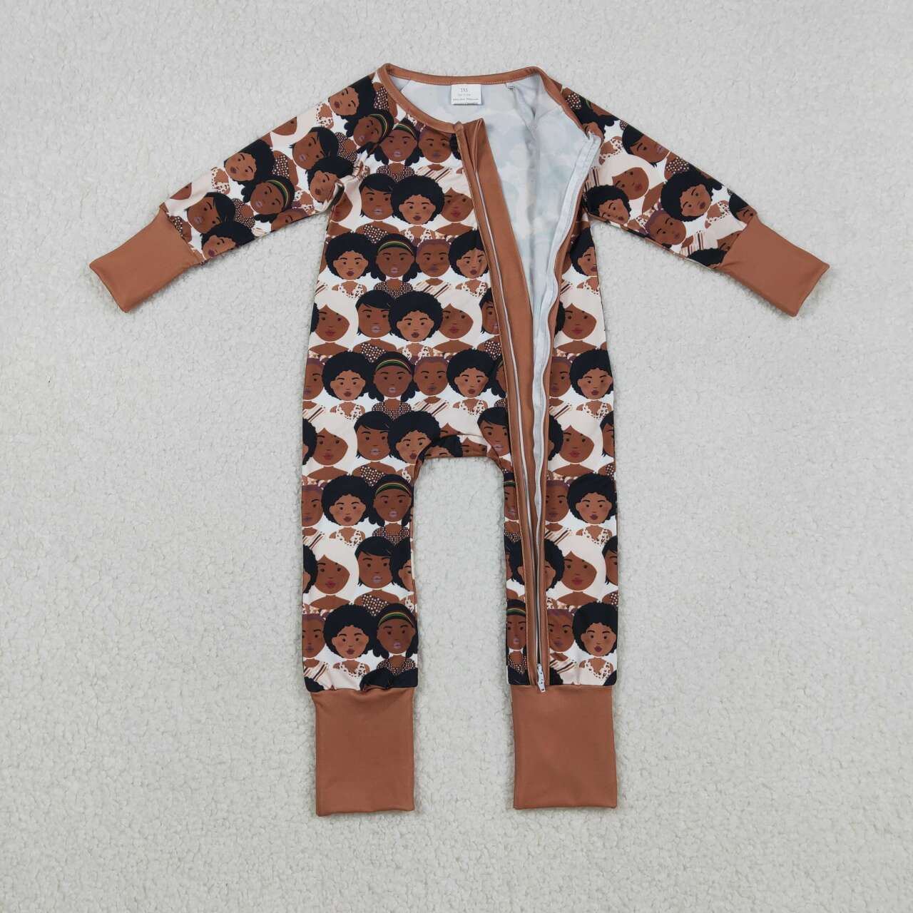 Black history toddle baby long sleeve romper