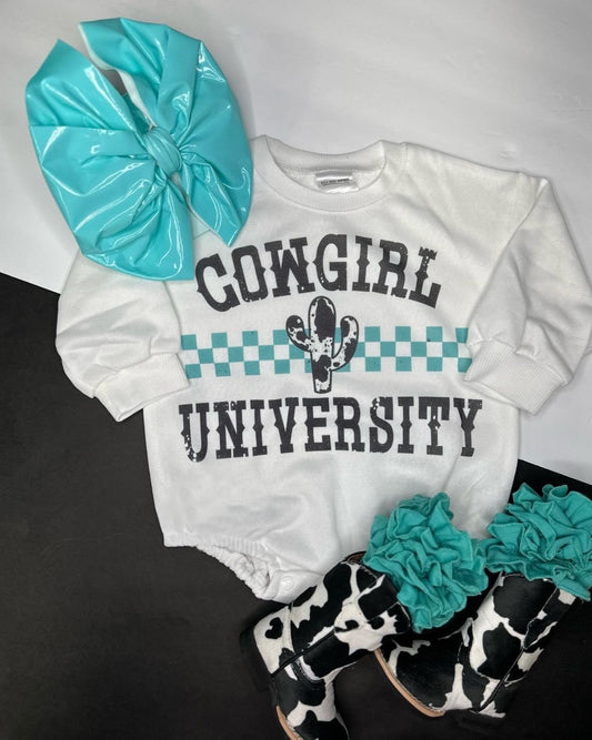 Cowgirl long sleeve romper