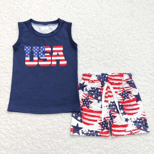 baby boy American flag USA outfit