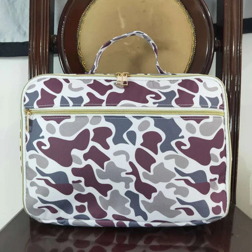 girls matching camo print duffle bag adult travel bag sports bag