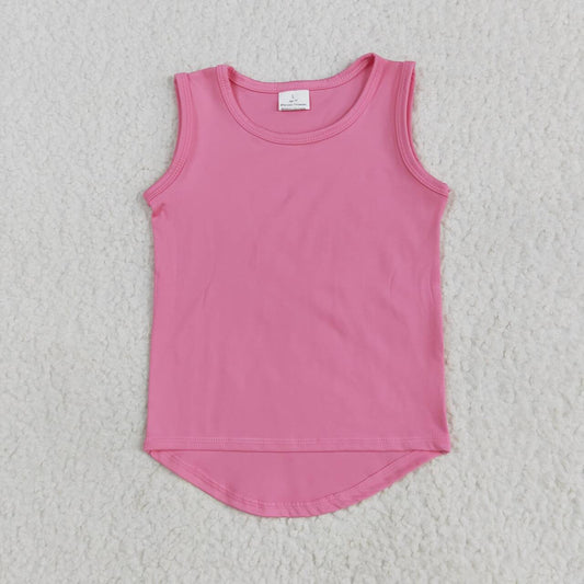 Toddle girls pink tank top yoga shirt