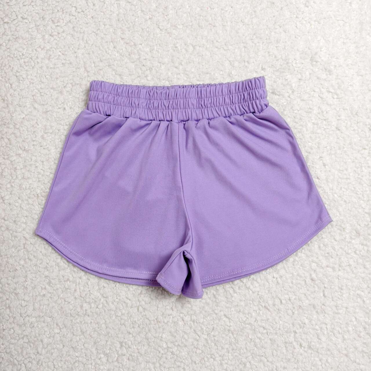 Toddle baby girls purple color summer yoga shorts