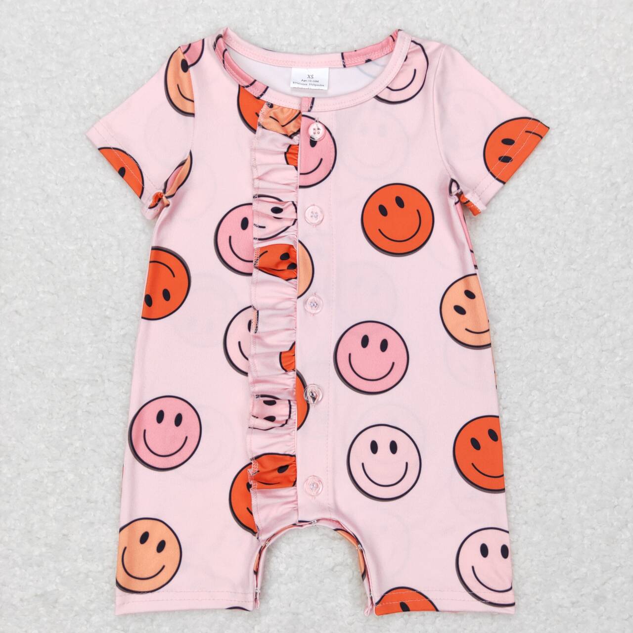 toddle girls smile face romper