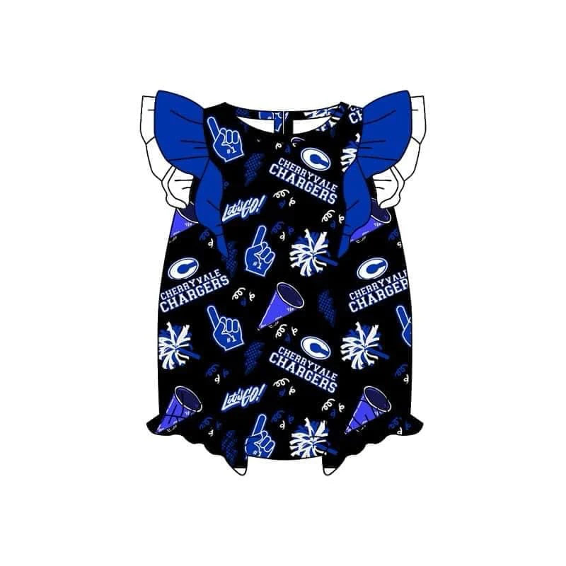 Toddle kids custom team romper
