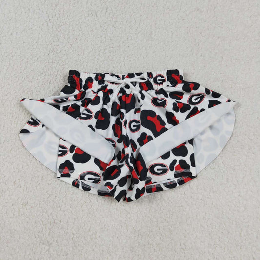 Toddle baby girls Georgia team summer yoga shorts