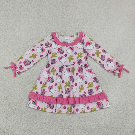 baby girl Christmas Santa Claus western dress