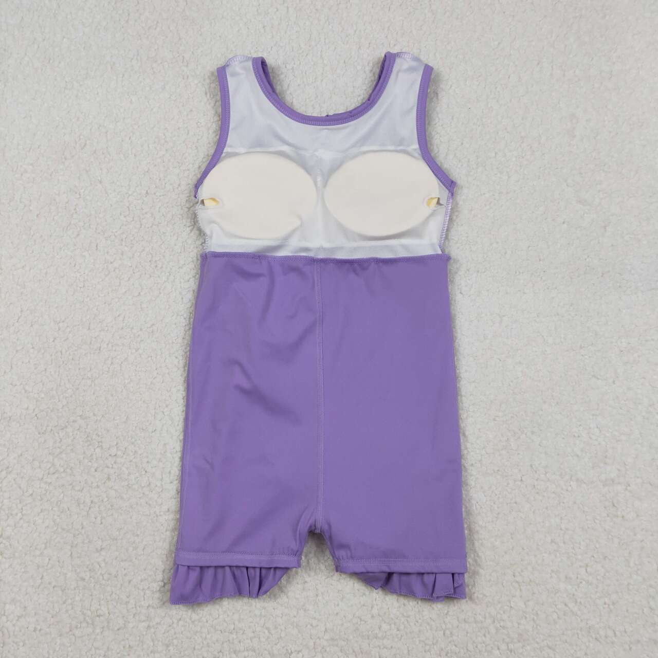 Lavender color baby girls yoga dress