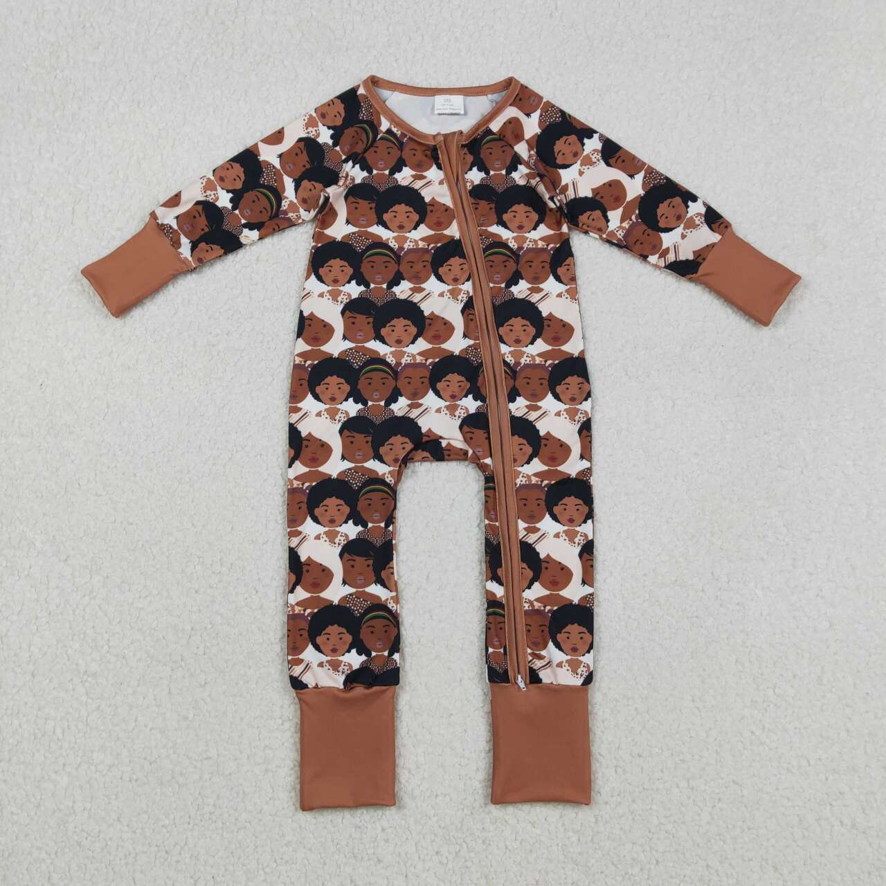 Black history toddle baby long sleeve romper