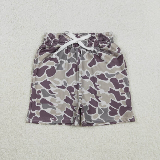 Kids camo design summer shorts