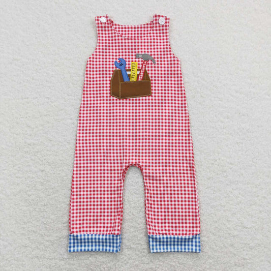toddle baby boy embroidery tool romper