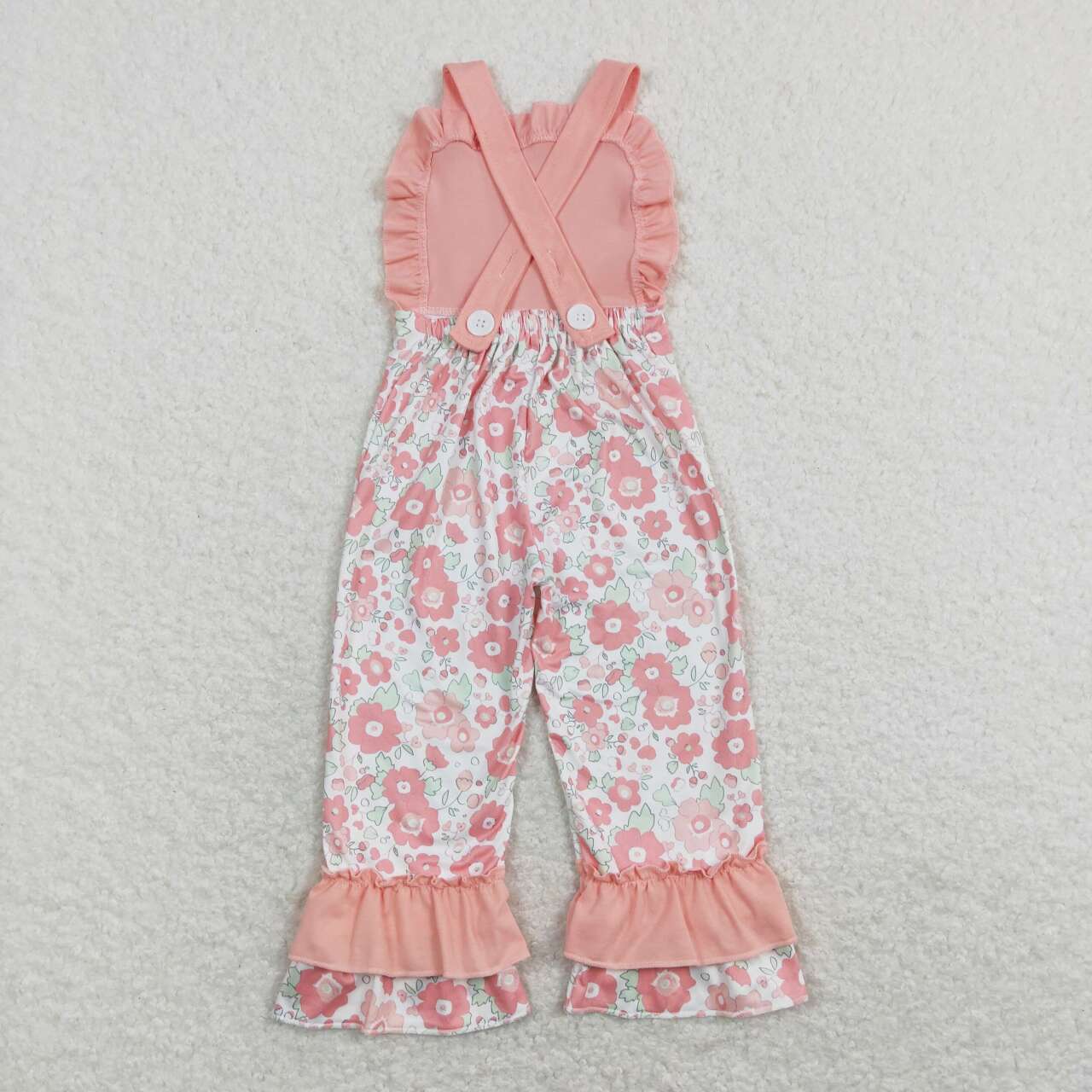 baby girls floral boutique jumpsuit