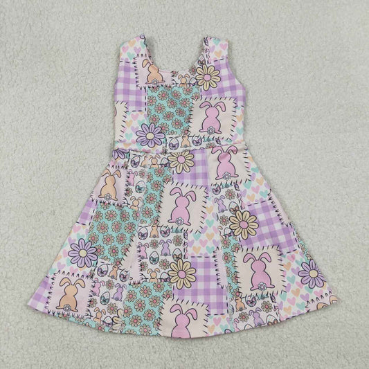 Easter bunny baby girls yoga dress