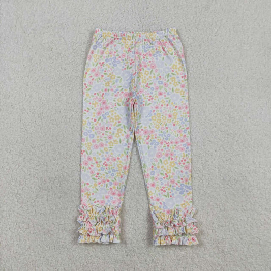 Toddle baby girls floral ruffle pants