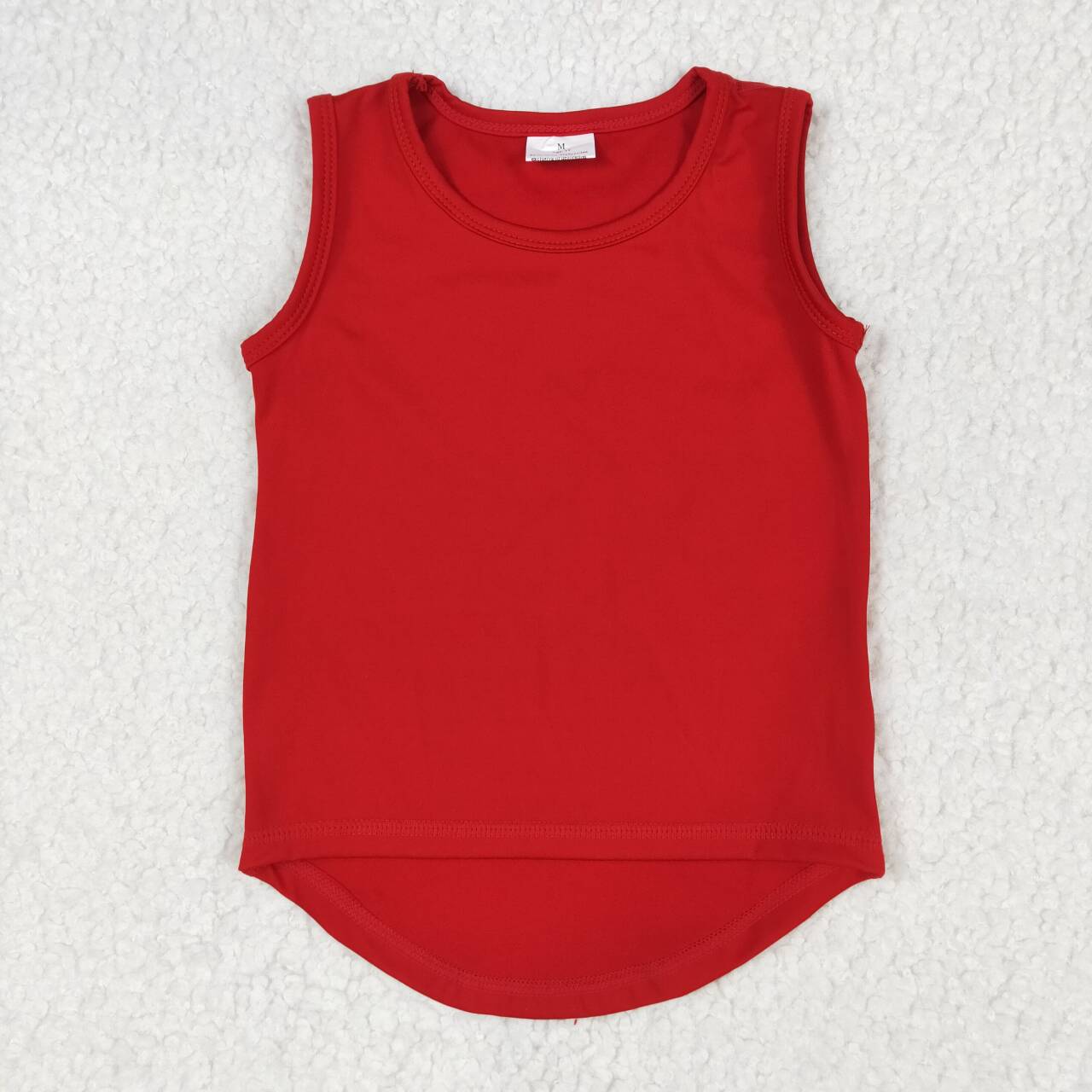 Toddle girls red yoga tank top shirt