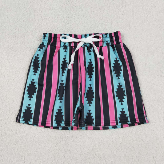 Baby boy summer western swim trunks