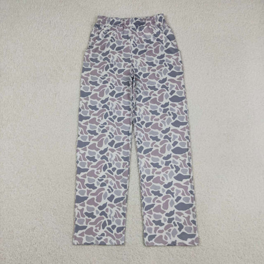 Adult women light grey camo leggings pants