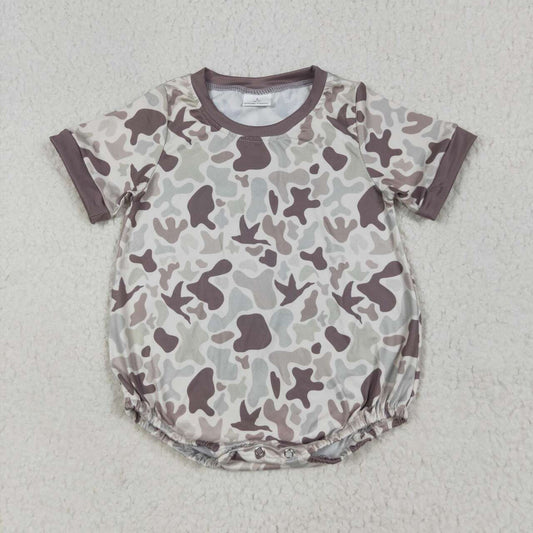 Toddle baby boy mallard duck camo romper