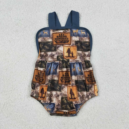 Cowboy western design summer romper