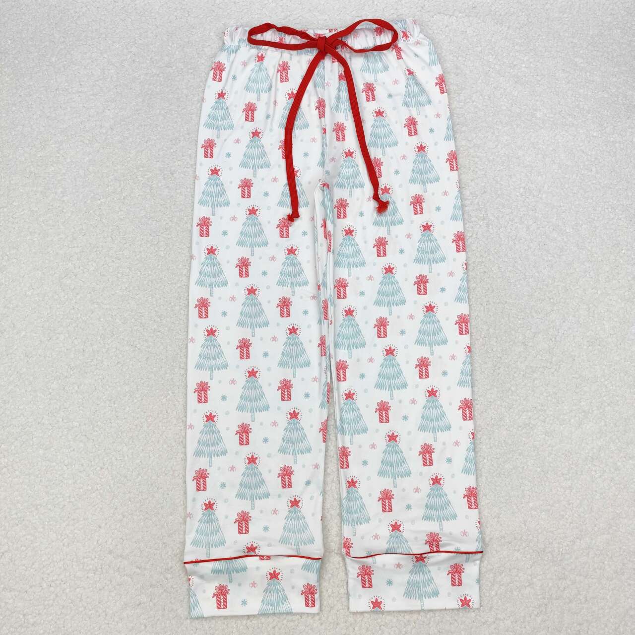 Adult women christmas tree gift box milk silk pants