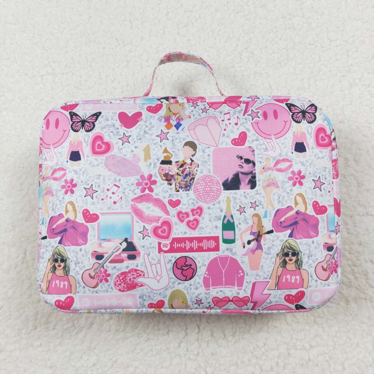 wholesale toddle baby singer print lunch bag