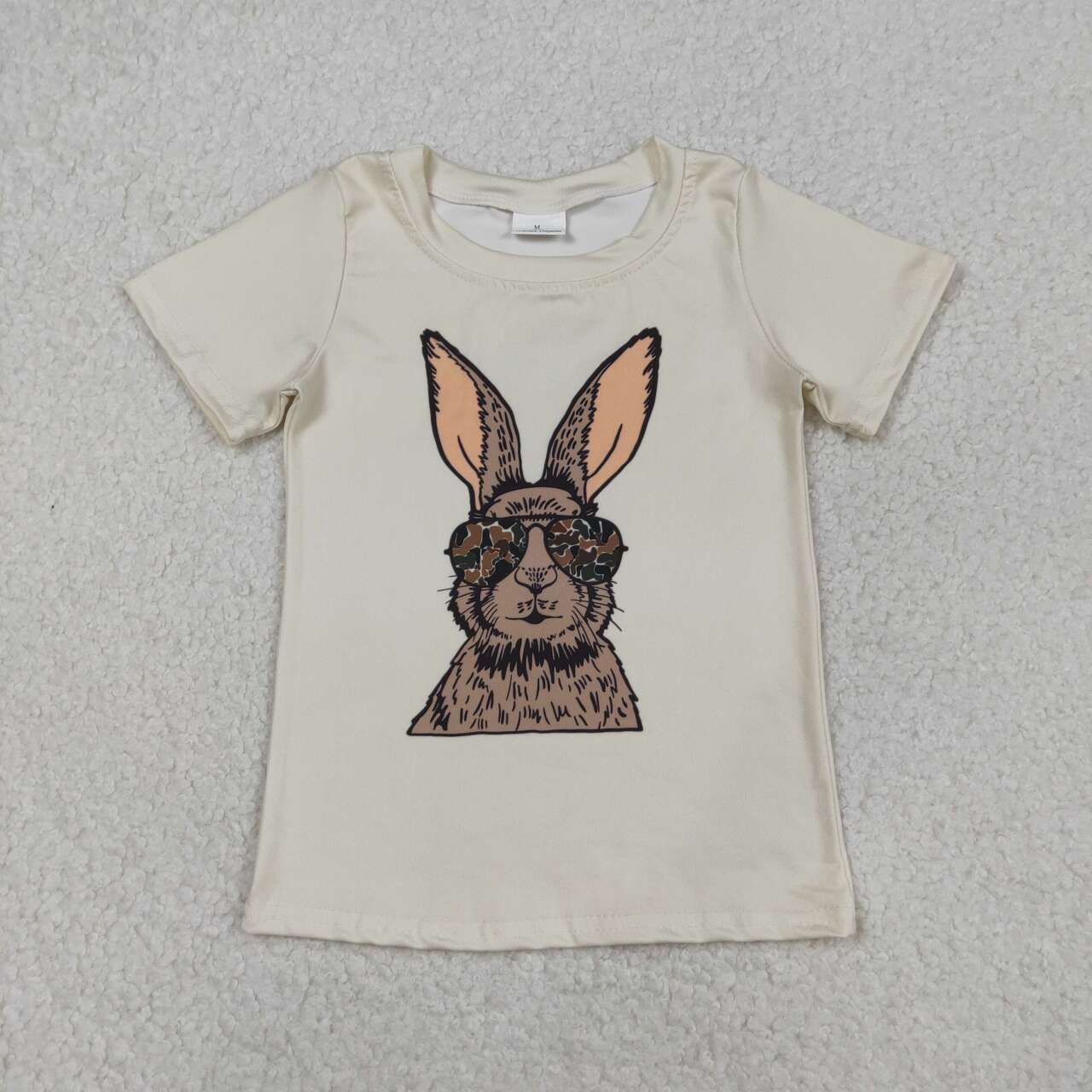 baby boy short sleeve easter bunny shirts