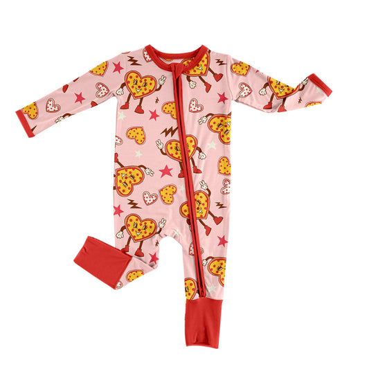 toddle valentines cookie heart romper preorder
