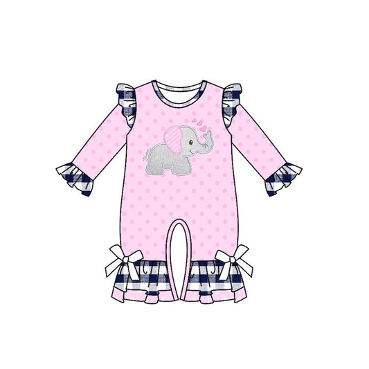 toddle girls elephant animal romper preorder