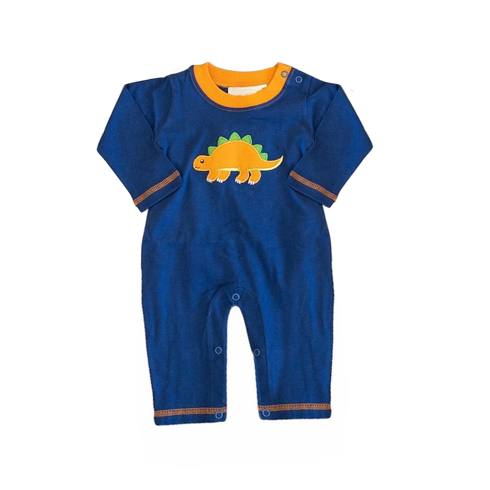 toddle baby boy dinosaur long sleeve romper preorder