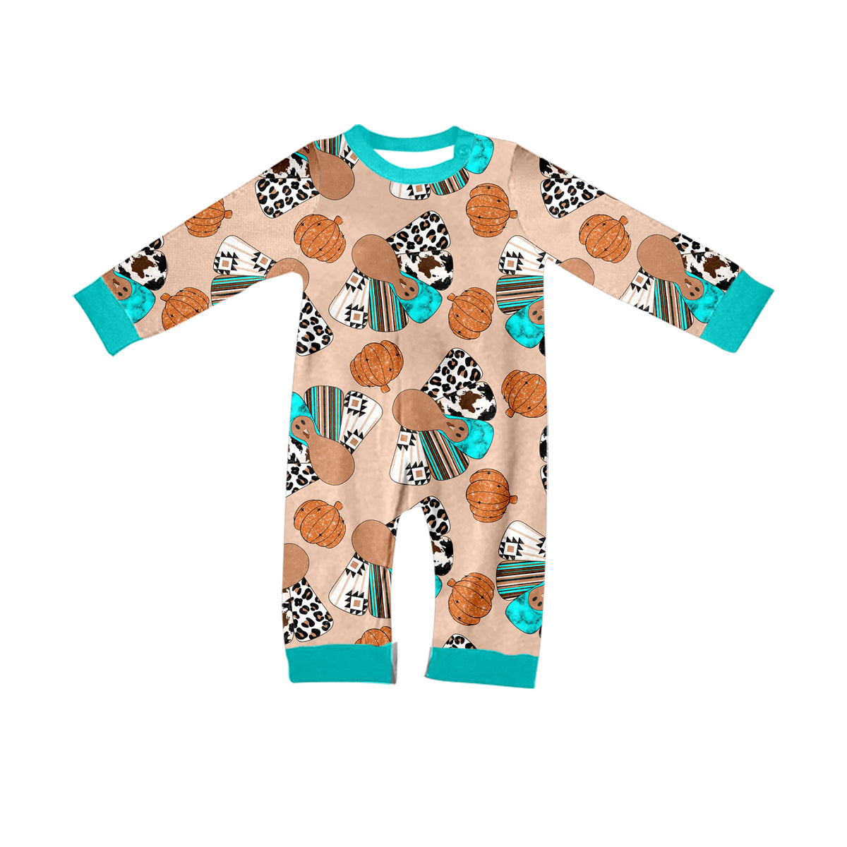 toddle baby thanksgiving turkey pumpkin romper preorder