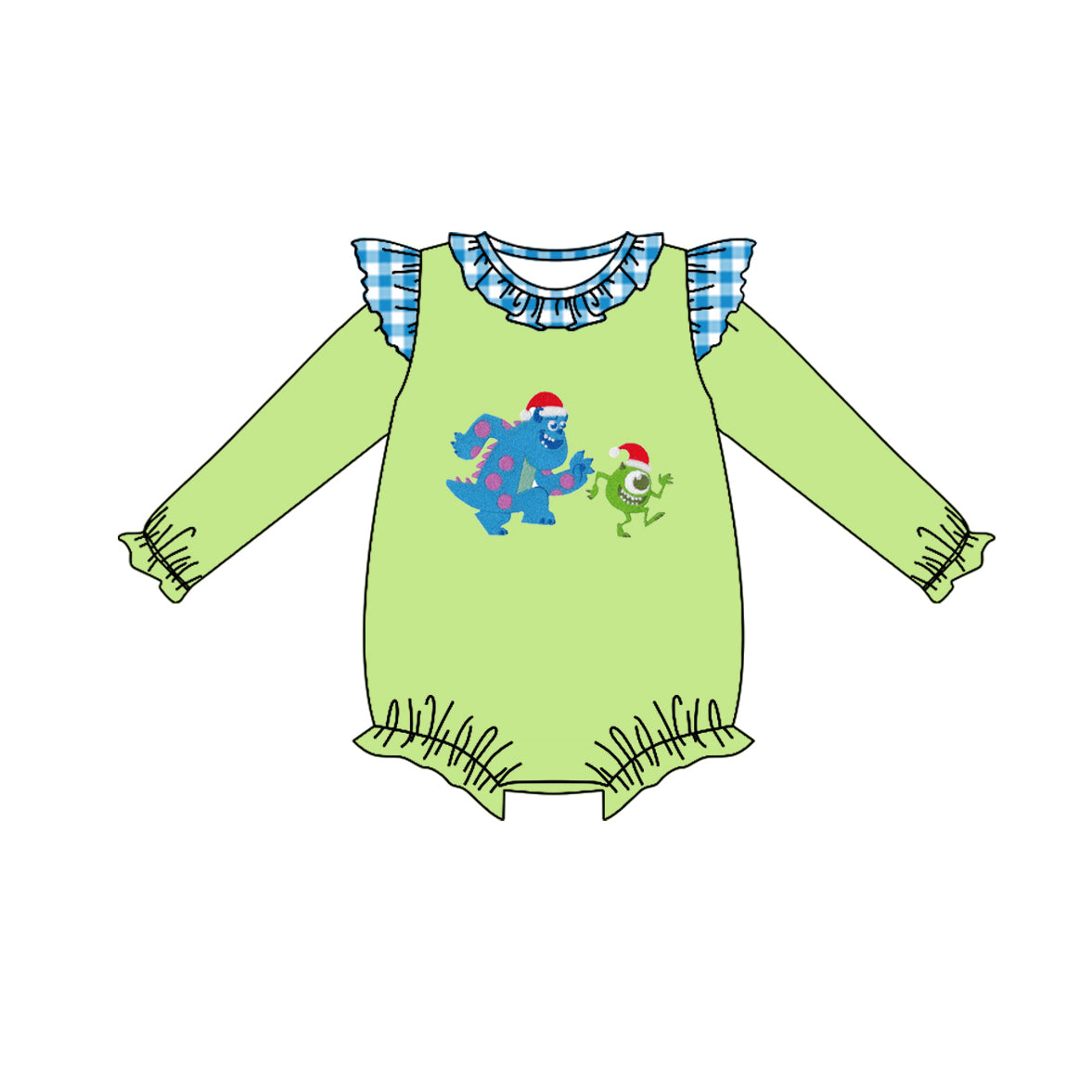 toddle baby girl christmas cartoon long sleeve romper preorder