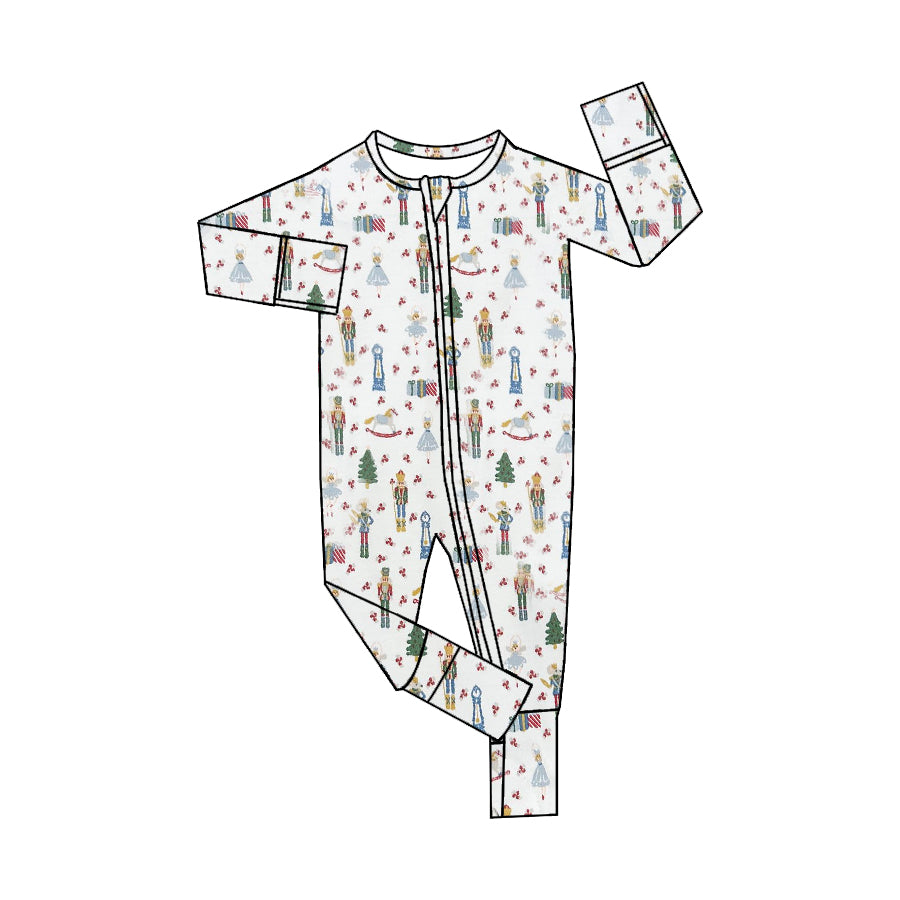toddle baby kids christmas soldier long sleeve romper preorder