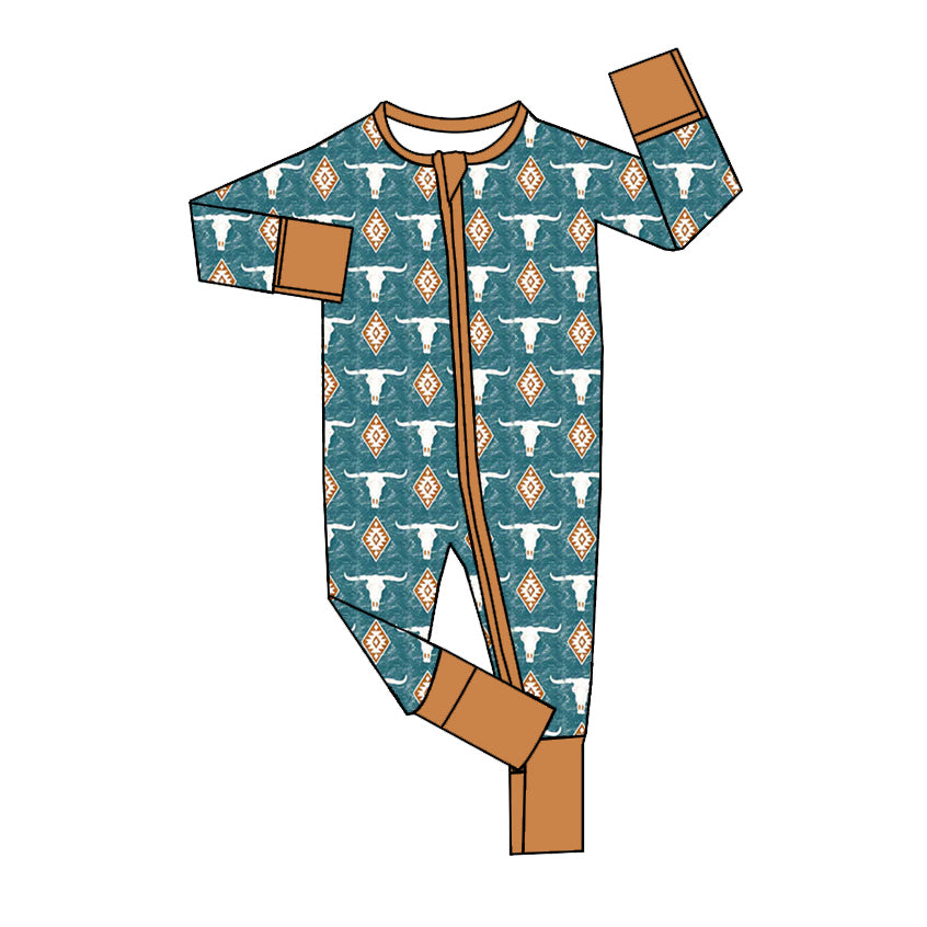 western cowboy wholesale zip romper preorder