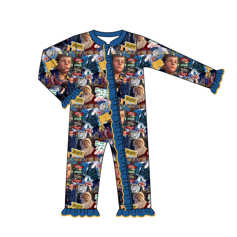 toddle baby girl Christmas movie design romper preorder