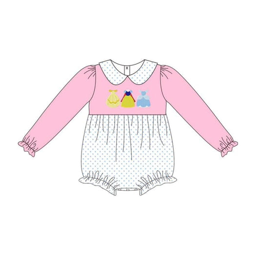 Wholesale toddle baby girl princess romper preorder