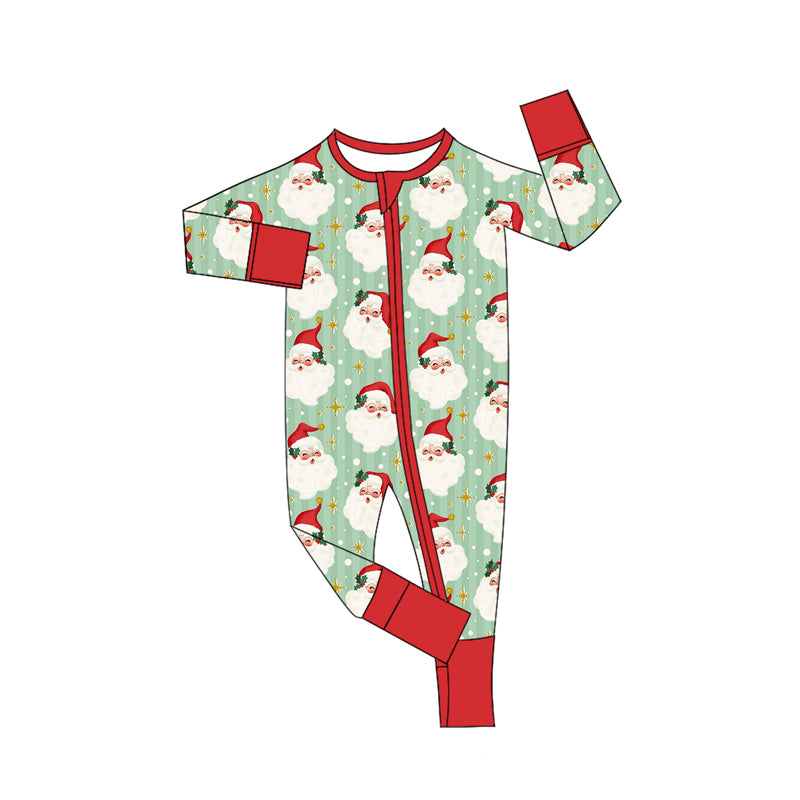 Christmas  santa claus toddle  girls romper preorder
