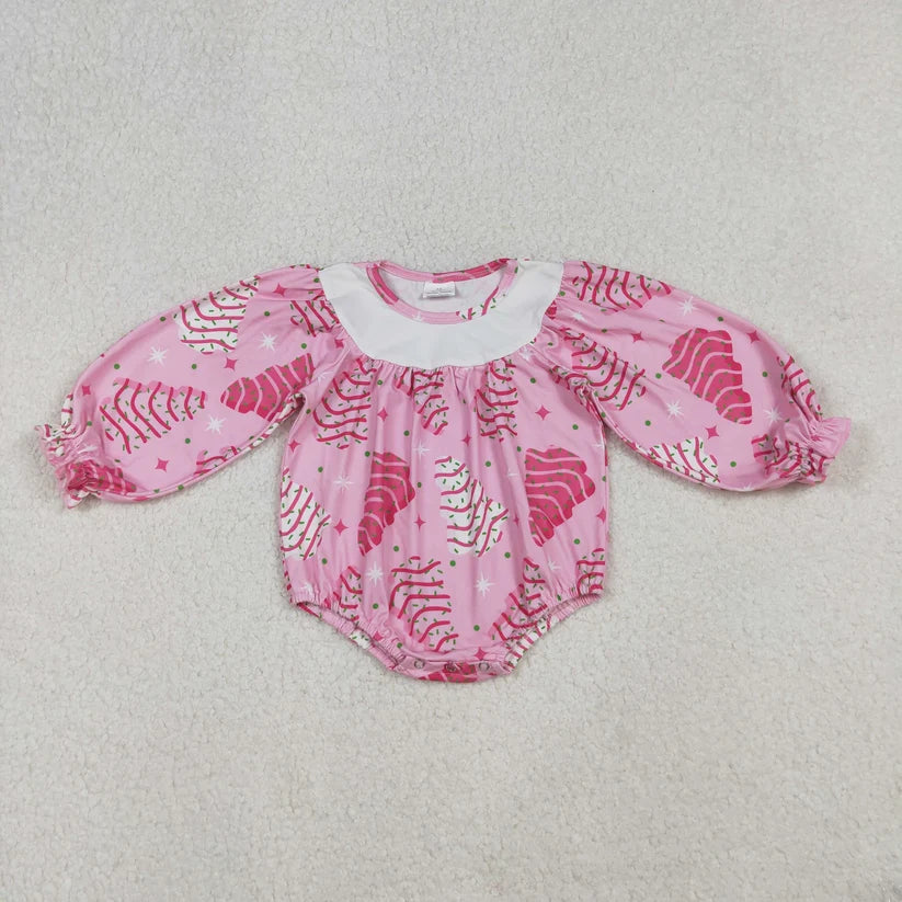 Toddle girls Christmas tree tunic top matching pants fall winter clothes