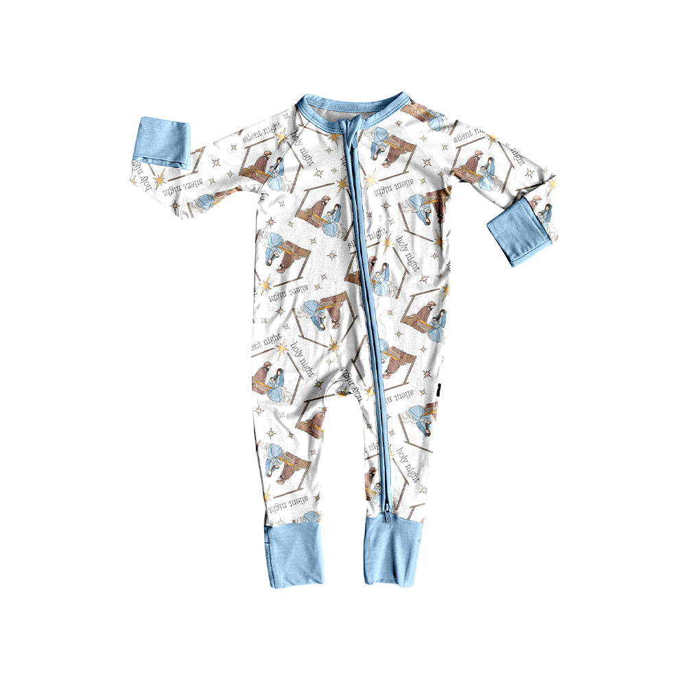 Christmas Jesus infant baby long sleeve romper preorder