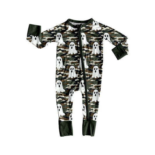 Halloween ghost infant baby long sleeve  romper preorder