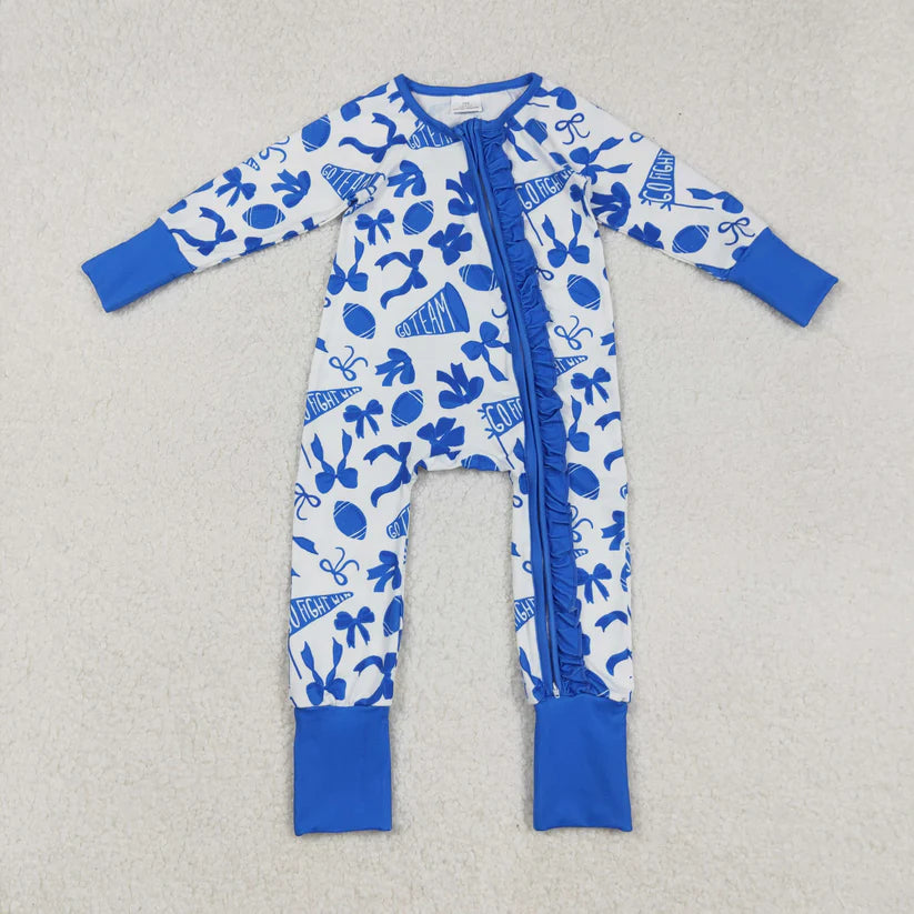 Toddle girls blue team design girls dress