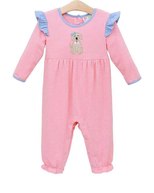 Cute dog design toddle girls  romper preorder