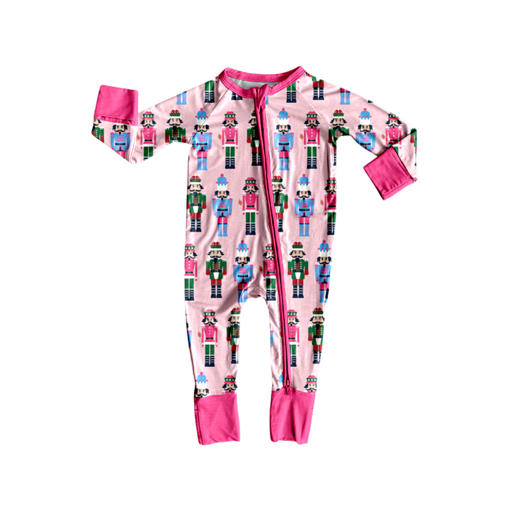 Christmas soldier design toddle baby zip romper preorder
