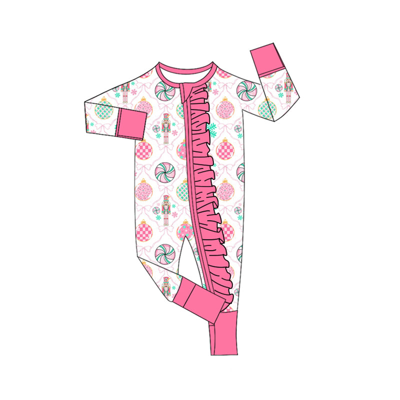 Christmas soldier design toddle baby zip romper preorder