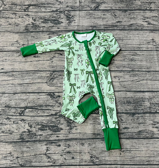 Saint Patrick's Day toddle baby long sleeve romper preorder