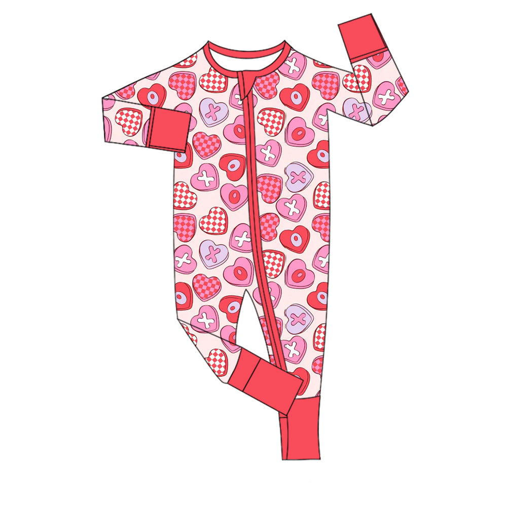 Valentines day xoxo toddle girls romper preorder