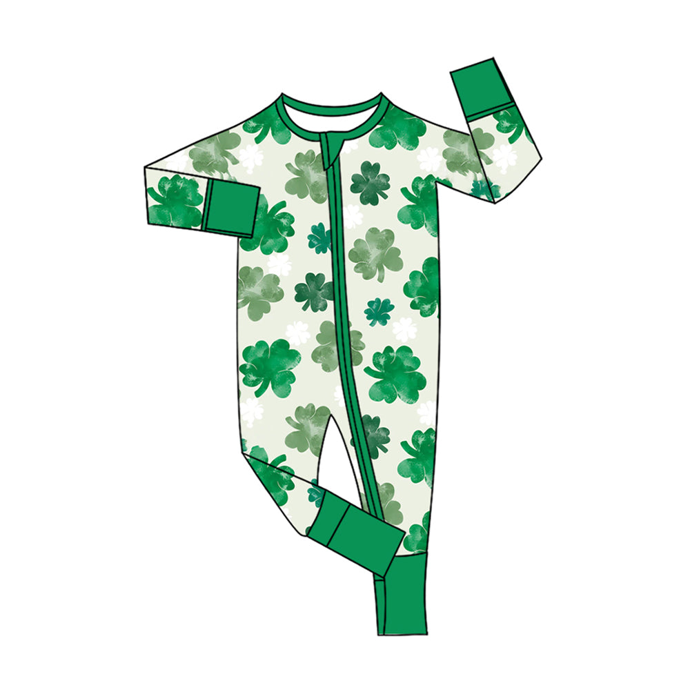 Toddle girls Saint Patrick's Day long sleeve romper preorder